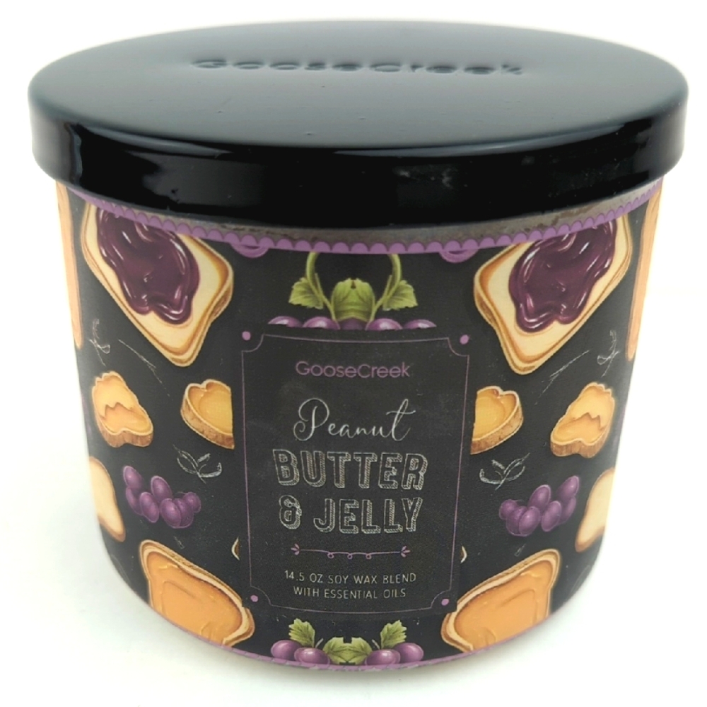 Goose Creek Peanut Butter & Jelly Scented 3-Wick 14.5oz. Jar Candle